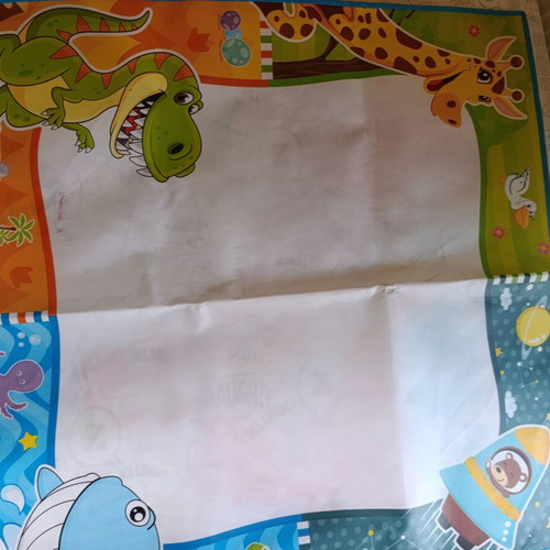 Painting mat like new with water marker and double-sided design