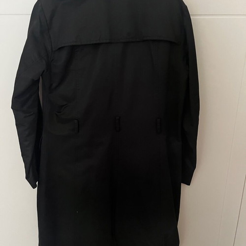 Zara trench coat XL black lined without belt