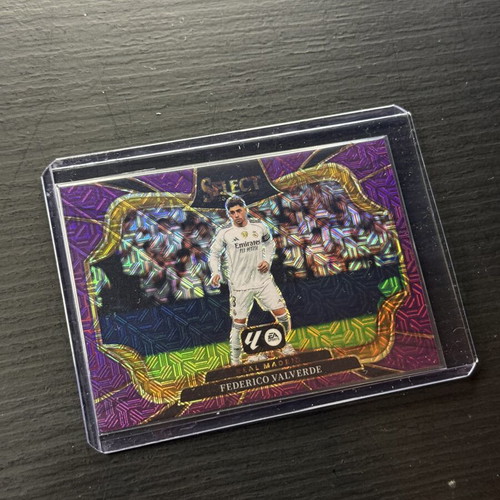 Federico Valverde Panini Select 2025/26 Purple Parallel Card new