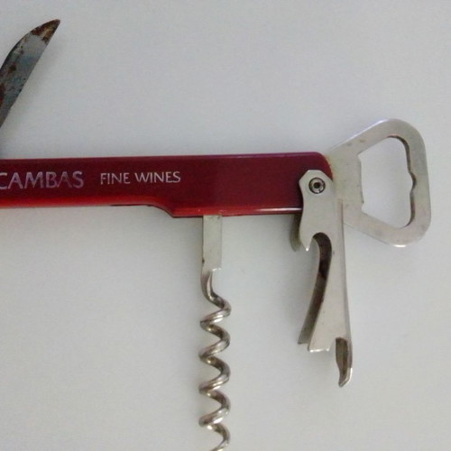 Cambas bottle opener used, vintage promotional