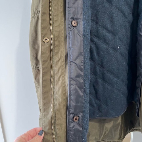 Funky Buddha parka size S like new, khaki