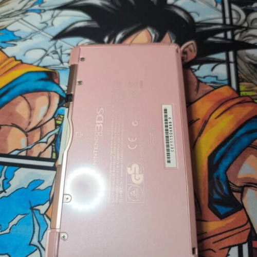 Nintendo 3DS Pink console with charger and Nintendogs + Cats game