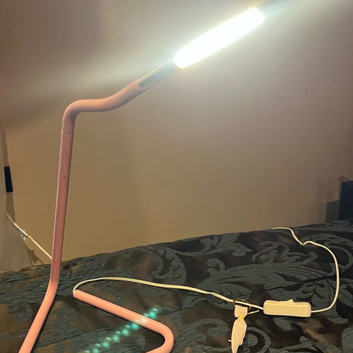 Pink led lamp like new