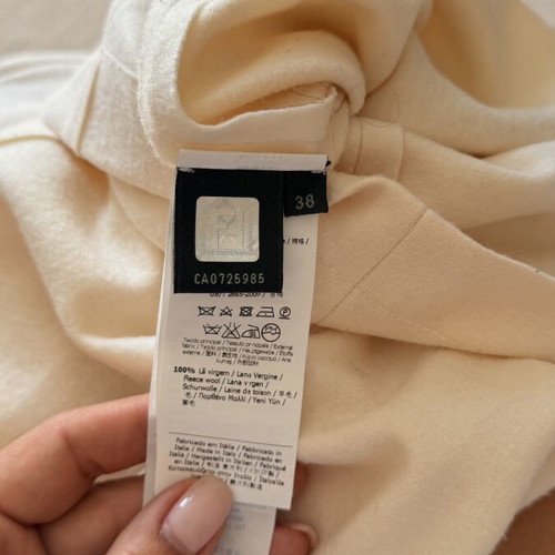 Fendi dress like new, ecru wool, size S
