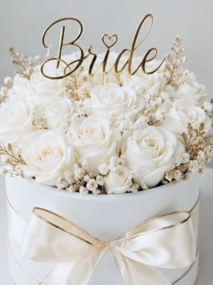 Bride bouquet with customizable scent