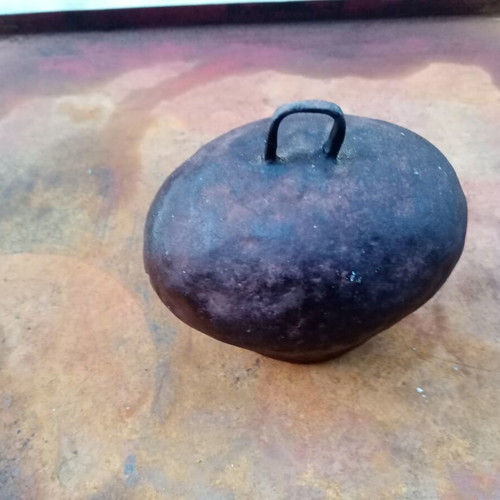 Handmade Vintage Forged Metal Bell used
