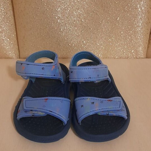 Happy Dinos baby sandals used, size 23, blue