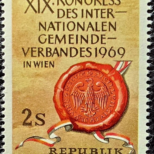 Austria 1969 stamp single mint condition