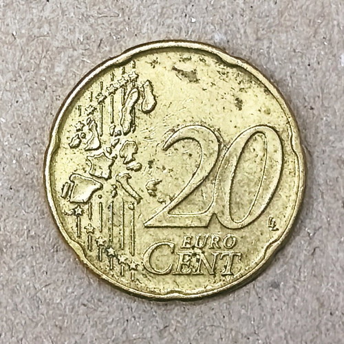 20 cent 2004 used with Belgium error