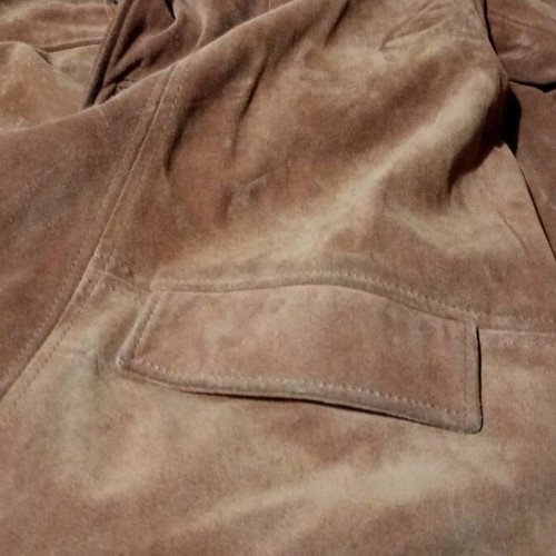 Men's handmade leather coat Romeo y Julieta size M like new brown