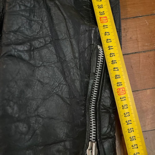 Perfecto vintage leather jacket, medium-large, black