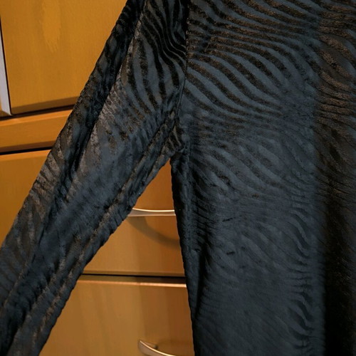 Zara velvet blouse small black like new