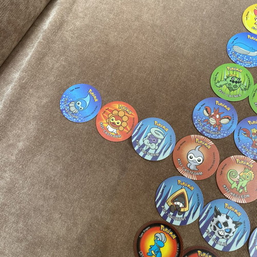 Pokemon Hoenn Tazos complete set used with rare Deoxys and Castform forms