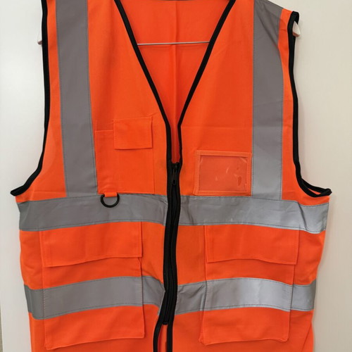 Reflective Safety Vest XL with Pockets new, blue