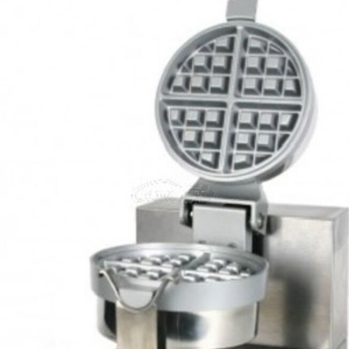 Rotary waffle maker used, functional