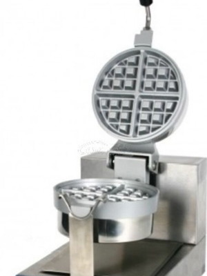 Rotary waffle maker used, functional