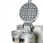 Rotary waffle maker used, functional