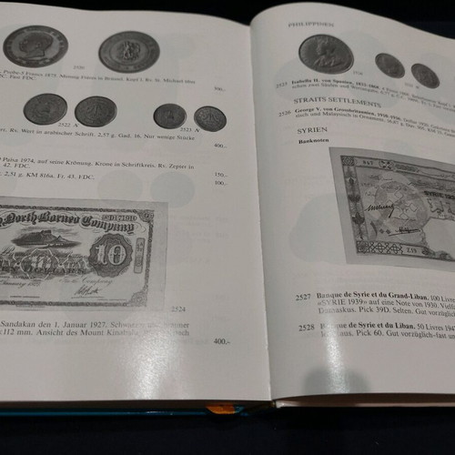 Gold- und Silbermünzen auction catalog used 1989