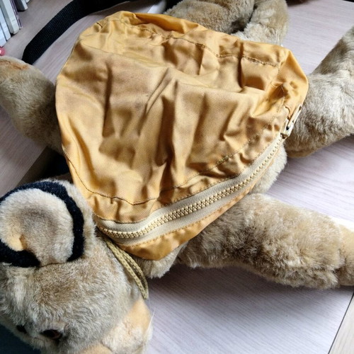 Vintage Simba Plush Backpack and Simba Head Coin Purse like new
