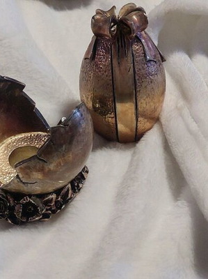 Set of silver-plated decorative items used 500g