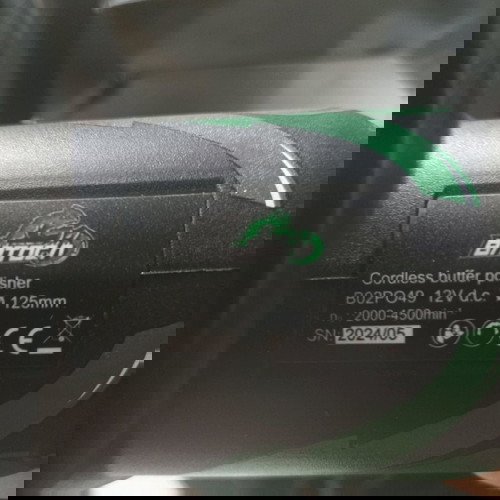 Professional polisher with 2 batteries new