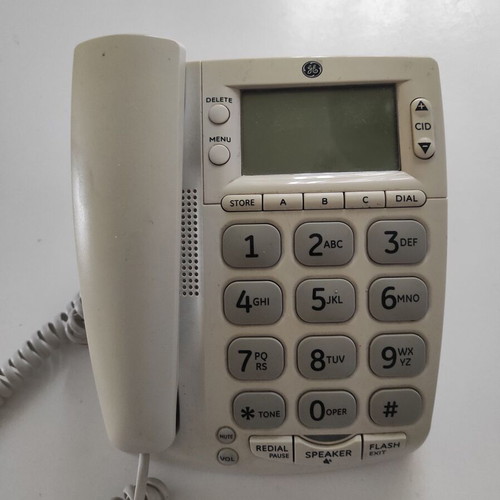 Thomson Inc Wired Phone Model 29569GE1-A Used Beige