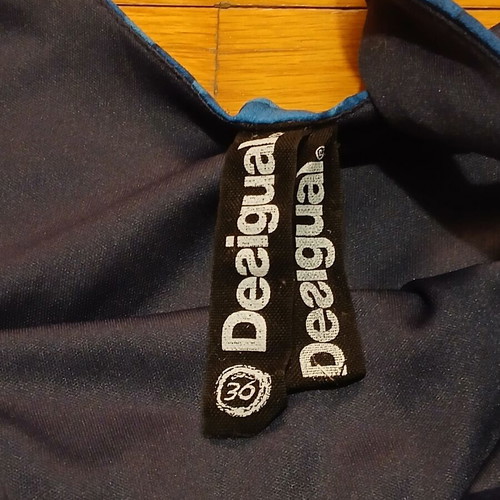 Desigual magic blue floaty dress size 36 like new
