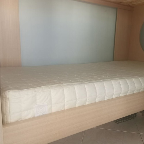 Bunk bed with 2 Coco-Mat mattresses like new, wooden