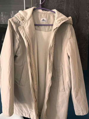 Lacoste jacket beige size 44 like new