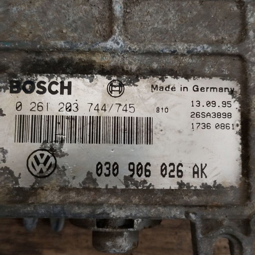 ECU Polo VW 1.0 AEV used computer 0261203744 030906026AK