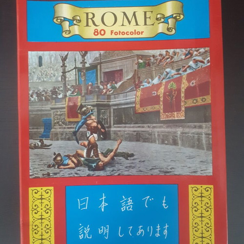 ROME 80 FOTOCOLOR Foldable Large Postcards