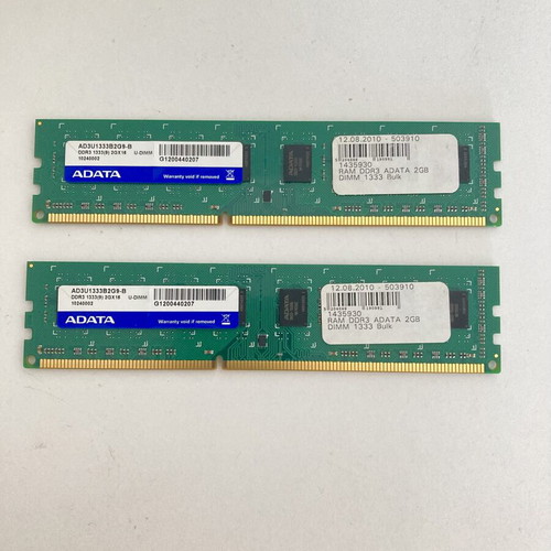 Adata DDR3 RAM set 4GB 1333MHz (2x2GB)
