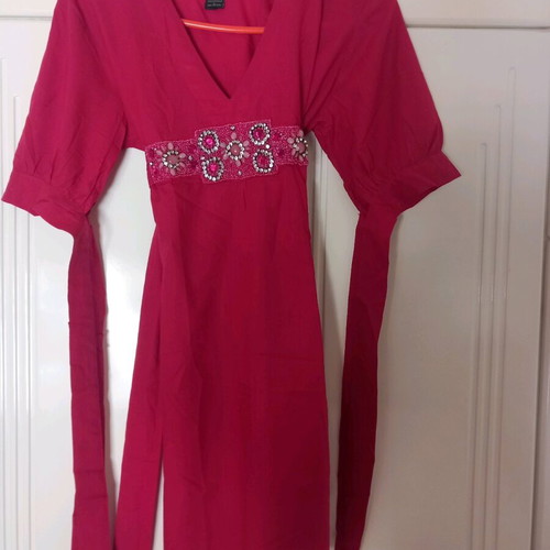 Fullah Sugah beach dress size L like new, pink