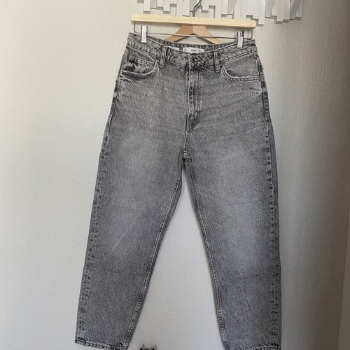 Mango mom fit jeans size 38, like new, gray