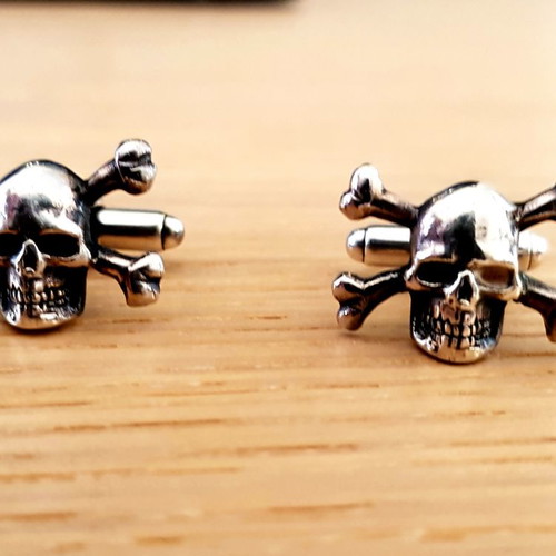 Hell's Angels cufflinks used collectible