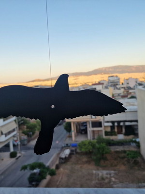 Hanging Bird Deterrent Silhouette 30cm New, Outdoor Balcony Use