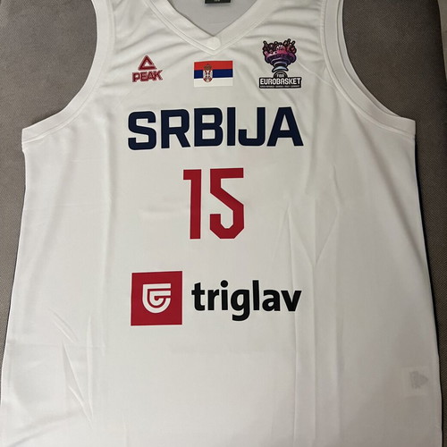 Nikola Jokic Serbia National Team Basketball Jersey, Medium