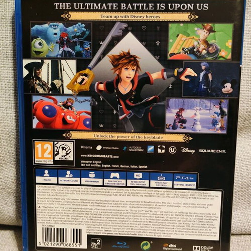 Kingdom Hearts III PS4 used in very good condition
