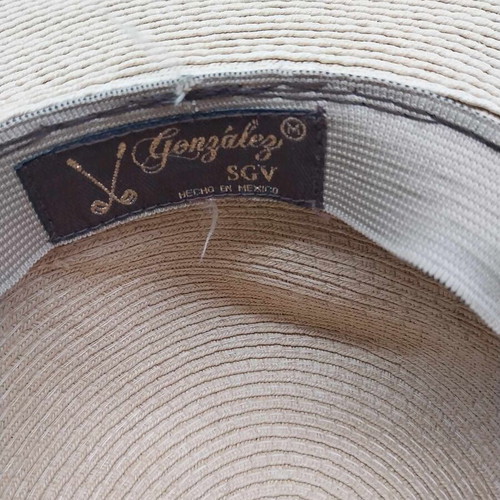 Women’s straw hat from Mexico like new, size M, beige