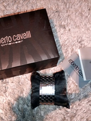 Roberto Cavalli ασημένιο γυναικείο ρολόι καινούργιο σαν κόσμημα