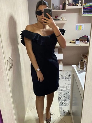 Black special dress like new, size M 38 10