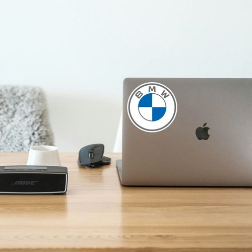 BMW logo sticker made to order, glossy paper