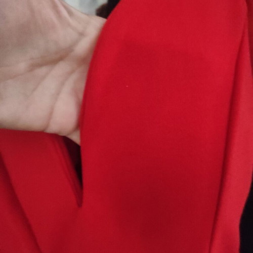 Red long women's dress like new, size S-M