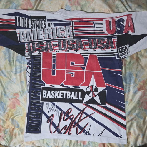 USA Basketball Dream Team 1992 shirt used, authentic cotton