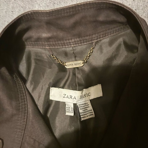 Zara coat like new, size S, brown