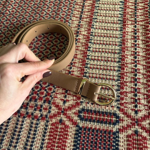Ζώνη Zara σαν καινούργια, μέγεθος 100 cm, μπεζ