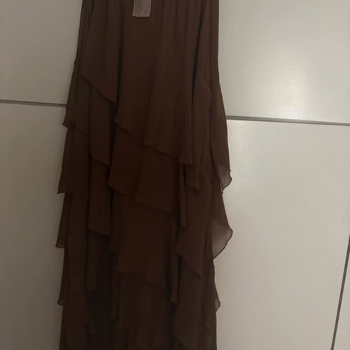 BSB maxi chiffon skirt brown size X Small new