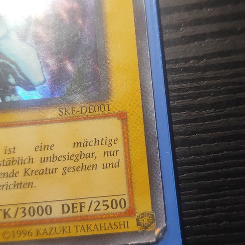 Yu-Gi-Oh! Blauäugiger W. Drache SKE-DE001 1st Edition Blue-Eyes White Dragon card