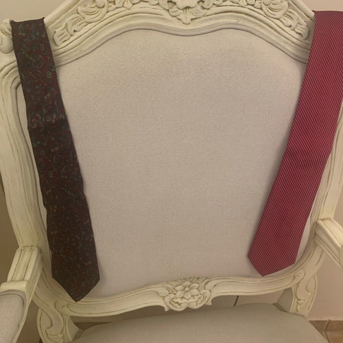 Set of 2 silk ties like new, multicolored