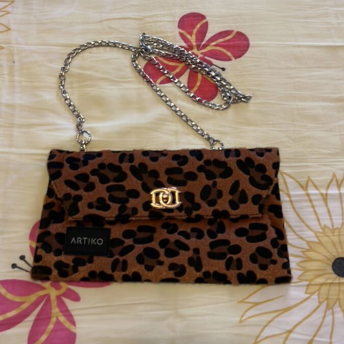 Artiko shoulder bag, black and brown